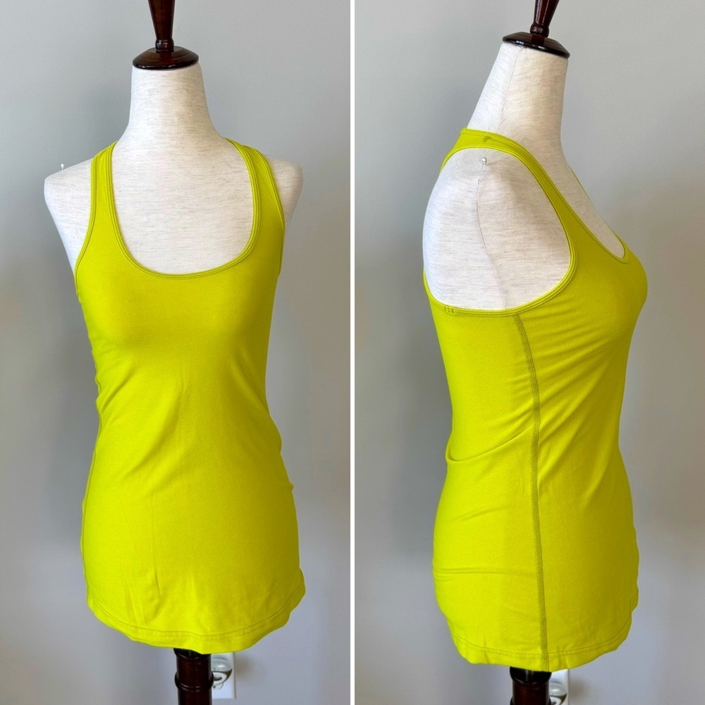 Lululemon 🍋 Align Hip Length Racerback Lime Yellow Tank Top